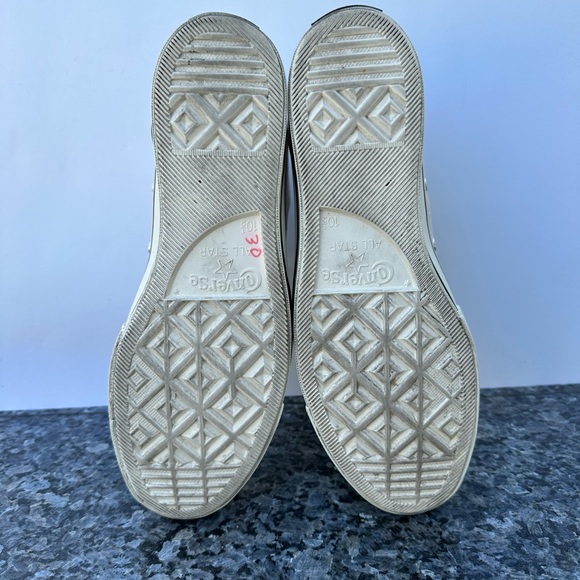 CONVERSE CHUCK TAYLOR 70 HI FEAR OF GOD FOG ESSENTIALS IVORY BLACK 167955C 10.5. - Picture 10 of 14